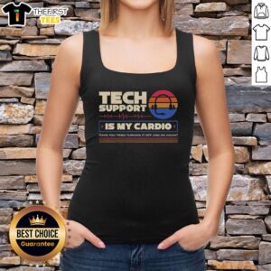 Pretty Tech Support Is My Cardio T-Shirt - Image 4