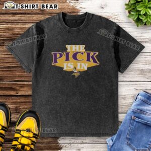 Top Minnesota Vikings pick is in washed t-shirt showcasing team pride and style for fans and supporters.