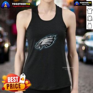 Stylish Philadelphia Eagles rivet logo tank top, perfect for game day and showcasing team spirit.
