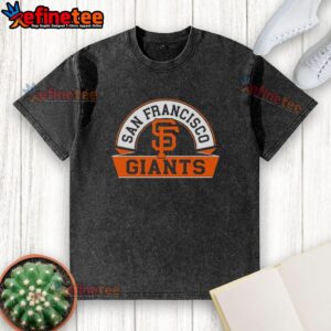 Pretty San Francisco Giants Phase Banner Arch washed t-shirt featuring vibrant graphics and comfortable fit.
