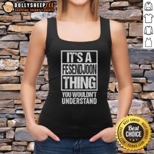 Trendy 'Hot It's A Fesendjoon Thing' tank top design from Tehran, showcasing Iranian culture and style.