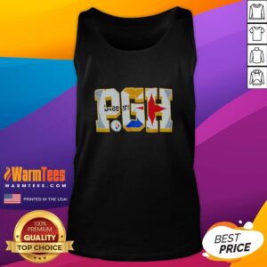 Awesome Pittsburgh Steelers NFL graphic tank top featuring bold team logo, perfect for fans and summer wear.