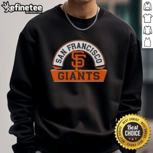Pretty San Francisco Giants Phase Banner Arch Sweatshirt featuring vibrant team colors and stylish design.