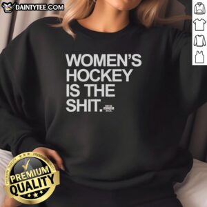 Premium women's hockey sweatshirt with 'Bring Hockey Back' slogan, perfect for passionate hockey fans.