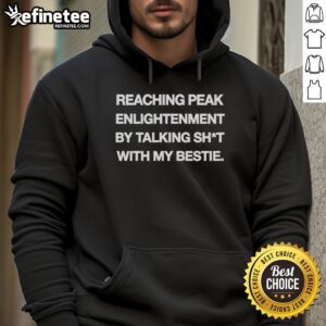 Hot Peak Enlightenment hoodie featuring a fun graphic, perfect for casual wear with friends. Shop now!