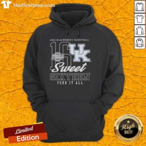 Official Kentucky Wildcats Women's Basketball 2026 NCAA Sweet Sixteen March Madness hoodie, featuring team colors and logo.