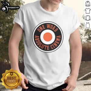 Alt Text: Nice Philadelphia Flyers One World Absolute Cinema T-Shirt featuring team logo and vibrant design, perfect for fans.
