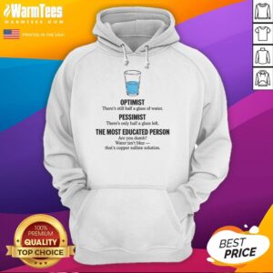 Funny Half Full Logic Hoodie featuring a witty design perfect for casual wear and humor enthusiasts.