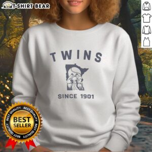 Alt Text: Stylish Minnesota Twins Cooperstown Duster sweatshirt featuring team colors and logo, perfect for fans and casual wear.