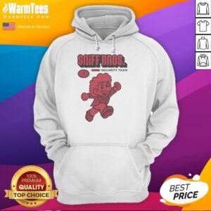 Good Sniff Brothers Security Team hoodie featuring a bold logo and comfortable fit for security professionals.