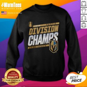2026 Division Champions sweatshirt featuring the Vegas Golden Knights logo in bold colors and stylish design.