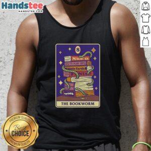 Nice The Bookworm RPG tank top featuring a colorful design perfect for book lovers and gamers.