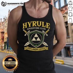 Premium Hyrule Adventure Club Tank Top featuring a vibrant design, perfect for fans of gaming and outdoor adventures.