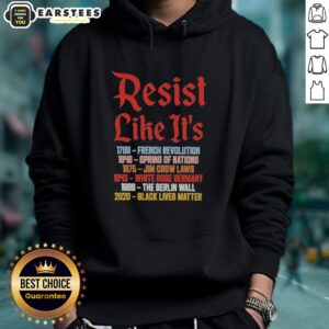 Stylish Nice Resist Like It's hoodie featuring unique graphics and vibrant colors, perfect for casual wear.