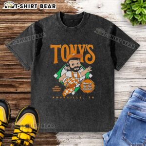 Original Tony's Tennessee Volunteers 2026 National Champions washed t-shirt, celebrating Big Boy Baseball pride.