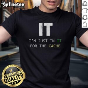 Alt Text: Official IT Helpdesk T-Shirt featuring 'I'm Just In It For The Case' slogan, perfect for tech support professionals.