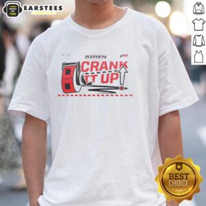 Hot Carolina Hurricanes Crank It Up T-Shirt featuring bold team colors and logo, perfect for fans and game day style.