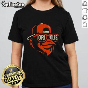 Original Baltimore Orioles Name Love Style Animal Mascot Ladies Tee featuring a vibrant design and team logo.