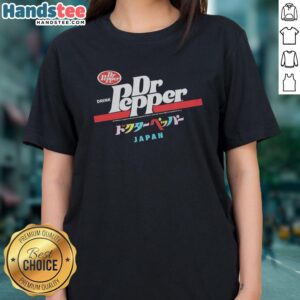 Premium Dr Pepper Japan Ladies Tee featuring a stylish design and vibrant colors, perfect for fans of the iconic drink.
