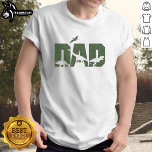 Good Dinosaur Dad Father's Day T-Shirt featuring a playful dinosaur design, perfect for celebrating dads on their special day.