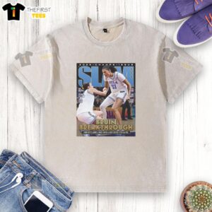 Alt Text: 2026 Women's Basketball National Champions UCLA Bruins Slam 261 poster on a washed t-shirt design.