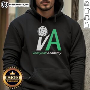Nice American Sweatshop hoodie featuring Daisy Moriarty Volleyball Academy logo, perfect for fans and players.