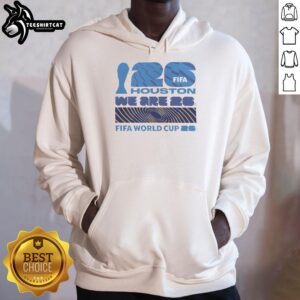Premium Houston We Are 26 FIFA World Cup 2026 hoodie showcasing vibrant design and quality craftsmanship.