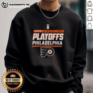 Nice Philadelphia Flyers NHL Stanley Cup Playoffs 2023 sweatshirt featuring team colors and logo for dedicated fans.