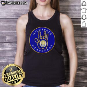 Hot Milwaukee Deadheads Brew tank top featuring vibrant design, perfect for fans and summer festivals.
