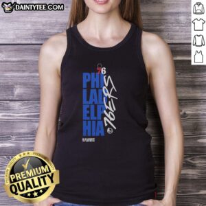 Good Philadelphia 76ers Playoff NBA 2026 tank top featuring team colors and logo, perfect for fans and game day attire.