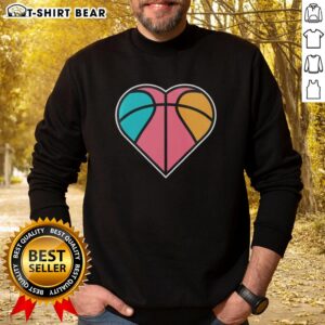 San Antonio Spurs NBA sweatshirt featuring original SATX basketball heart design, perfect for fans and cozy wear.