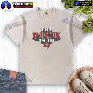 Good Tampa Bay Buccaneers pick is in washed t-shirt showcasing team spirit and style for fans.