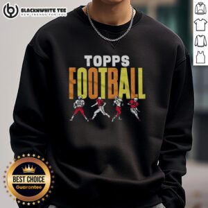 Multicolor Nice Topps football sweatshirt featuring a stylish design, perfect for fans and casual wear.