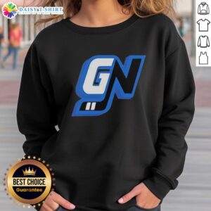 Awesome Game Notes Initials Logo Sweatshirt featuring a stylish design and comfortable fit for gamers and fans.