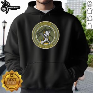 Alt Text: Awesome Steamtown Gandy Dancers Hoodie featuring vibrant design and comfortable fit, perfect for fans and casual wear.