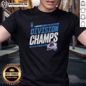 Good Central Division Champions Colorado Avalanche NHL 2026 T-Shirt showcasing team pride and vibrant graphics.