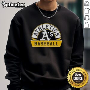 Pretty Oakland Athletics Phase Banner Arch Sweatshirt featuring vibrant team colors and stylish design for fans.