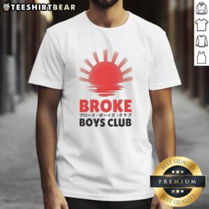 Awesome Broke Boys Club T-Shirt in bold graphic design, perfect for casual wear and showcasing your unique style.
