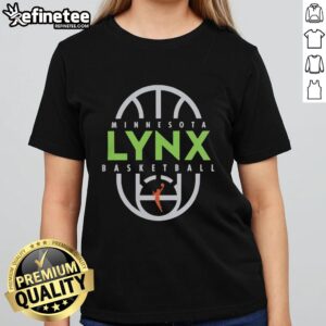 Awesome Minnesota Lynx Basketball 2026 ladies tee featuring authentic on-court practice logo in vibrant colors.