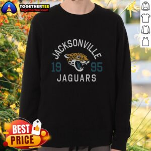 Hot Jacksonville Jaguars heritage print sweatshirt featuring vibrant team colors and logo for ultimate fan style.