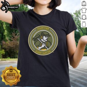 Awesome Steamtown Gandy Dancers Ladies Tee featuring a stylish design, perfect for casual wear and showcasing your unique style.