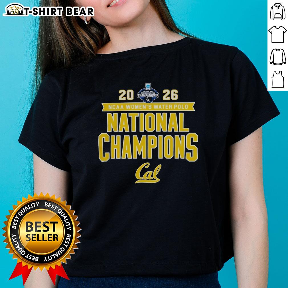 Nice 2026 NCAA Women's Water Polo National Champs Cal Golden Bears Victory Ladies-Tee Cal Golden Bears 2026 NCAA Women's Water Polo National Champs victory tee showcasing team pride and championship spirit.