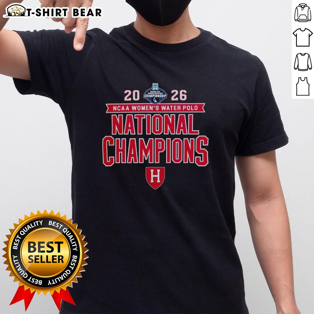 Nice 2026 NCAA Women's Water Polo National Champs Harvard Crimson Victory T-Shirt Harvard Crimson NCAA Women's Water Polo National Champs 2026 victory t-shirt featuring team logo and vibrant colors.