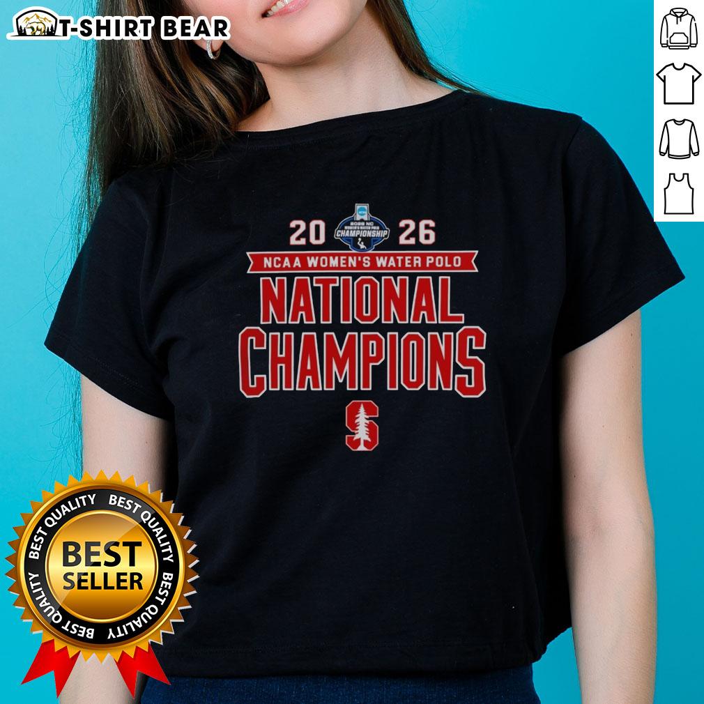 Nice 2026 NCAA Women's Water Polo National Champs Stanford Cardinal Victory Ladies-Tee Stanford Cardinal women's water polo champions 2026 tee celebrating NCAA victory in stylish design.