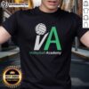 Nice American Sweatshop Daisy Moriarty Volleyball Academy T-Shirt featuring vibrant graphics and sporty design.