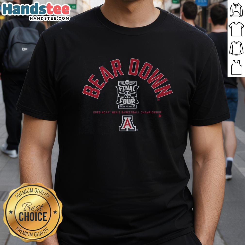 nice-arizona-wildcats-mbb-bear-down-2026-final-four-t-shirt-1 Alt Text: Arizona Wildcats MBB Bear Down 2026 Final Four T-Shirt featuring bold graphics and team colors for passionate fans.