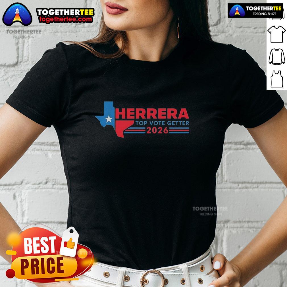 Nice Brandon Herrera Top Vote Getter Texas 2026 Political Ladies Tee Nice Brandon Herrera Top Vote Getter Texas 2026 Political Ladies Tee showcasing a stylish design for supporters.