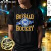 Alt Text: Nice Buffalo Classic Hockey T-Shirt featuring vintage design, established 1970, perfect for fans and casual wear.