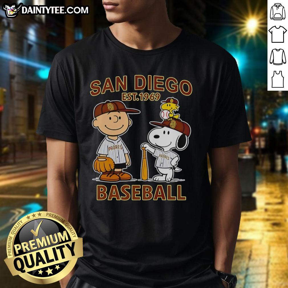 nice-charlie-brown-snoopy-and-woodstock-with-diego-padres-baseball-jersey-est-1969-t-shirt-1 Alt Text: Charlie Brown, Snoopy, and Woodstock wearing a San Diego Padres jersey T-shirt, celebrating baseball since 1969.