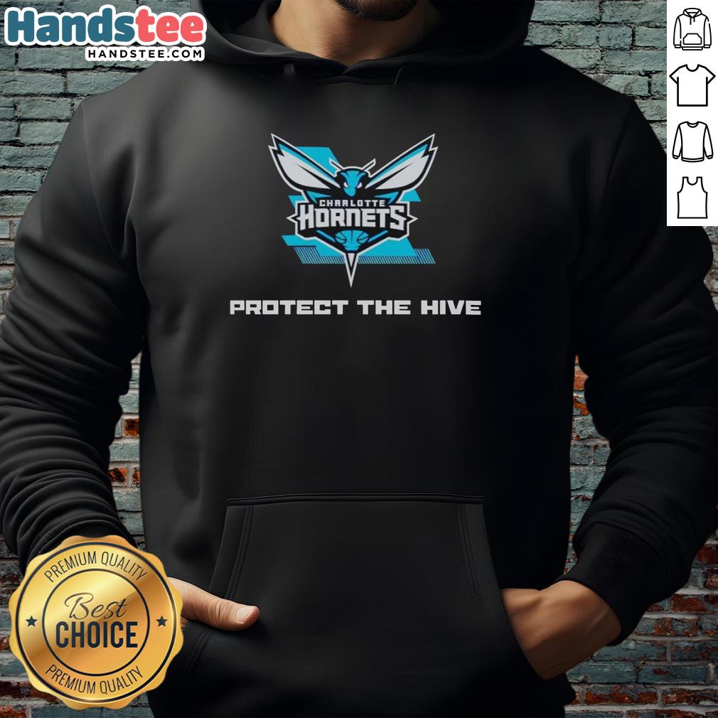 nice-charlotte-hornets-protect-the-hive-fan-rally-teal-hoodie Alt Text: Fan wearing a teal hoodie at the Nice Charlotte Hornets Protect The Hive rally, showcasing team spirit and unity.